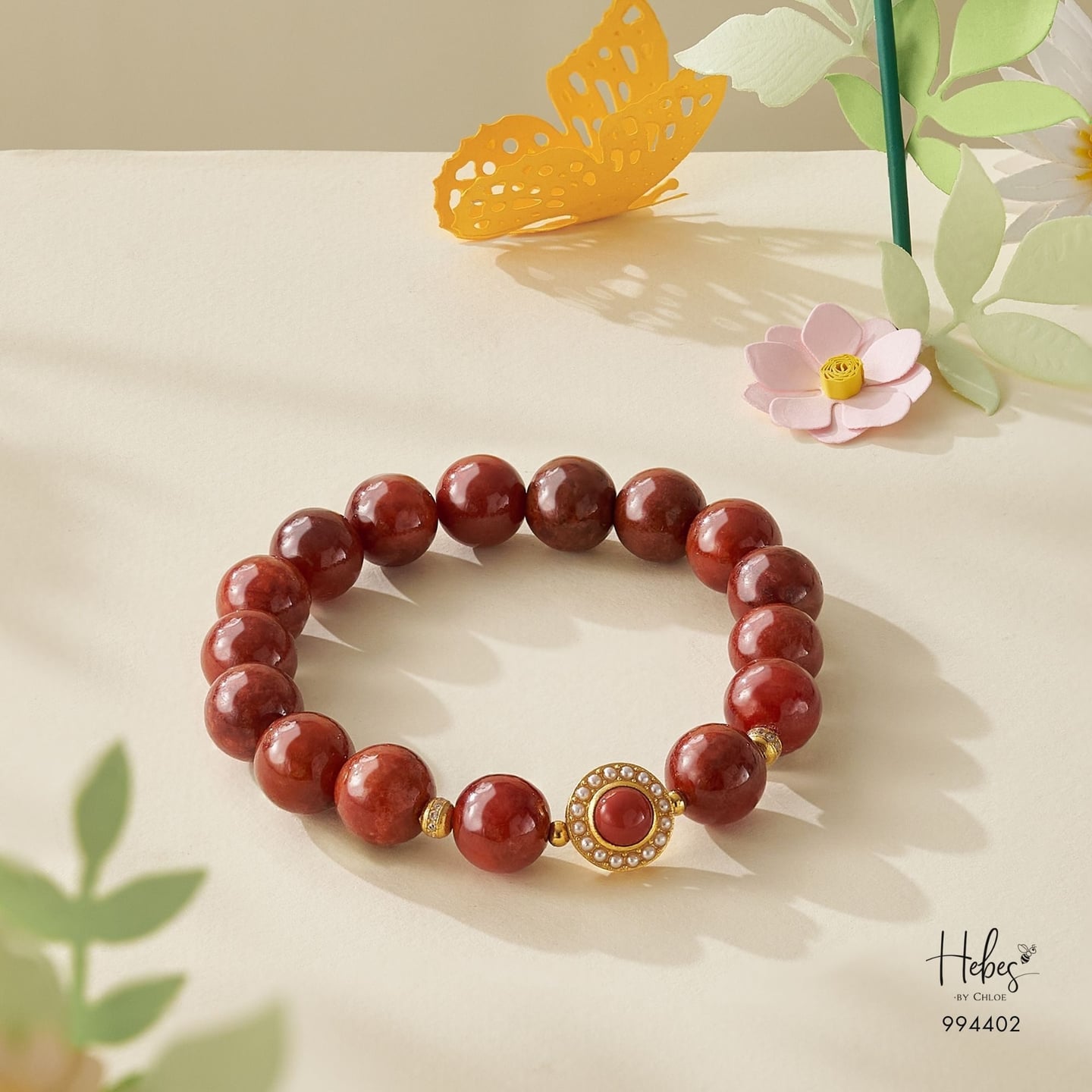 Red Jade Luminous Dawn Bracelet 994402